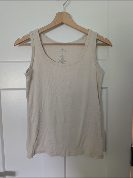St. John's Bay Tops - St. John's Bay Women's Scoop Neck Tank Top - Cream